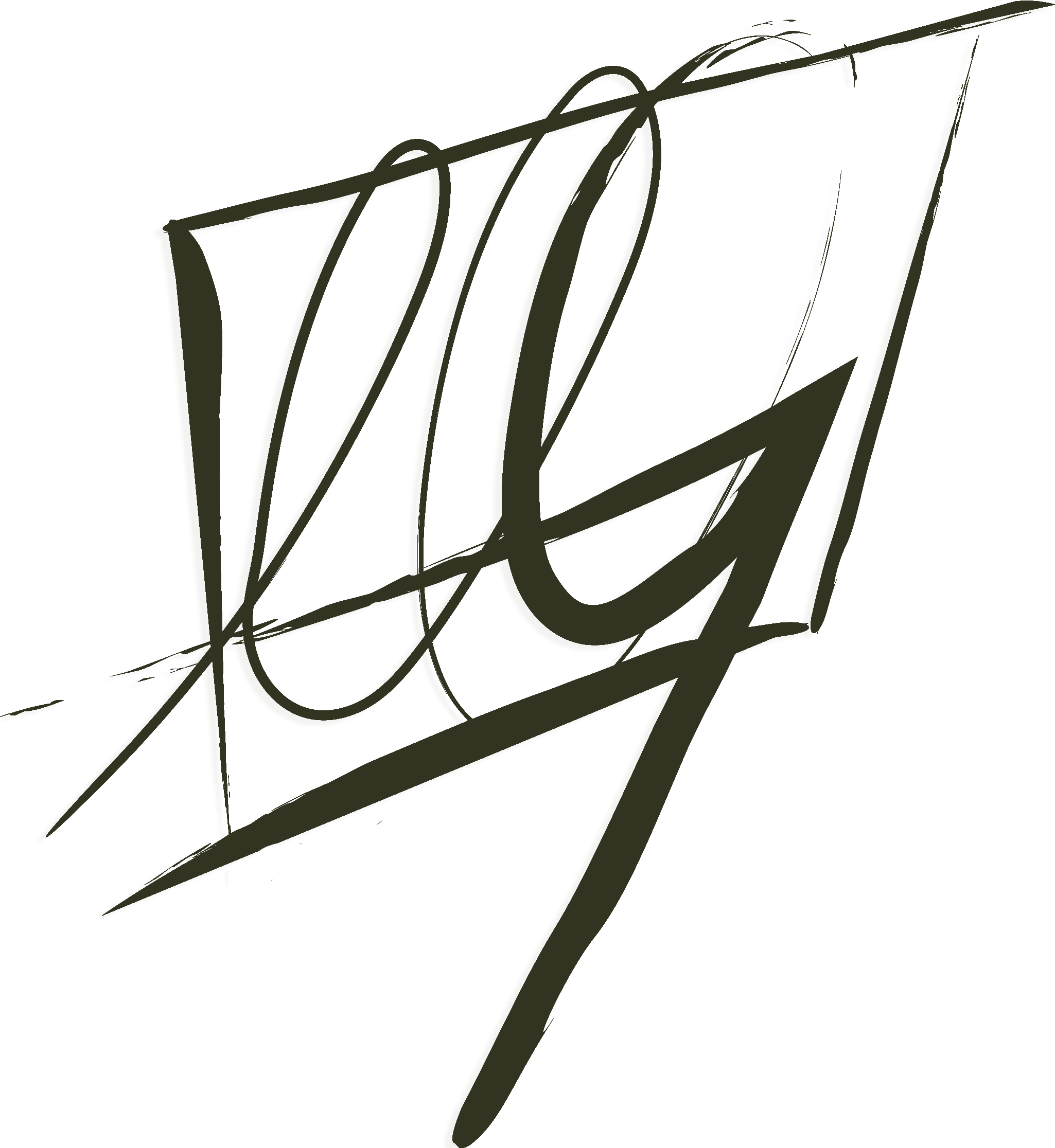 MG Creativa logo dark green